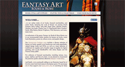 Desktop Screenshot of fantasyartbooksandmore.com